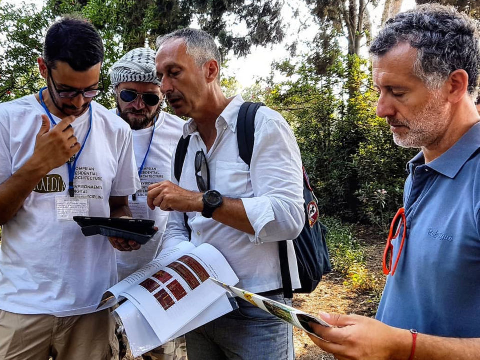 Una fase dell’analisi dei risultati geofisici