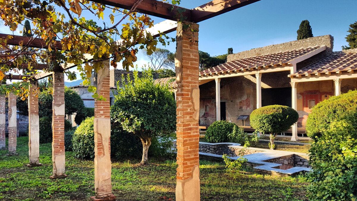 L’elegante giardino dei Praedia