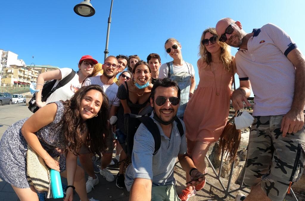 Il team PRAEDIA 2021 in visita a Pozzuoli